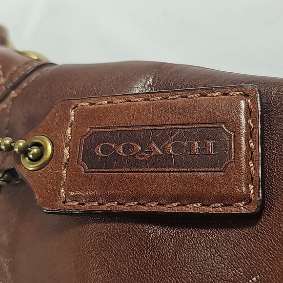 Coach - Vintage Bleeker Tattersall Vachetta Leather Hobo Bag - Picture 6 of 13